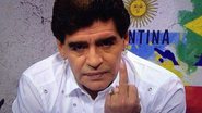 Imagem Maradona ataca presidente da AFA com dedo do meio: &quot;pobre estúpido&quot;