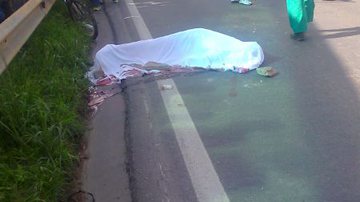 Imagem Caminhão da Schincariol mata ciclista em Busca Vida