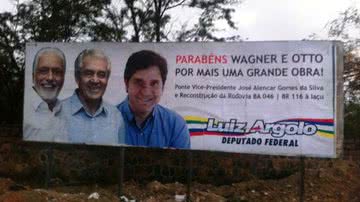 Imagem PMDB baiano denuncia propaganda de promoção pessoal