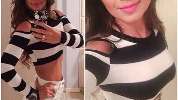 Imagem Paula Fernandes exibe cinturinha em foto e recebe vários elogios