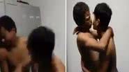 Imagem Vídeo: presos são torturados e obrigados a se beijarem