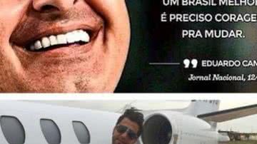 Imagem Latino diz que usava mesmo jato que Eduardo Campos em shows