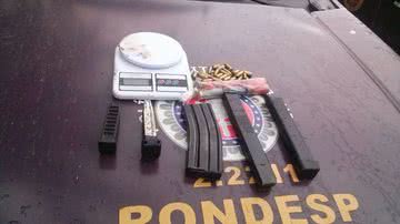 Imagem Polícia apreende carregadores de fuzil e munições em Valéria