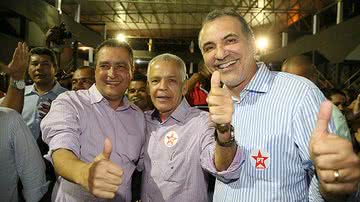 Imagem Em evento de Rui Costa, deputado sargento Isidório rouba a cena com o seu “gás”