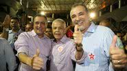 Imagem Em evento de Rui Costa, deputado sargento Isidório rouba a cena com o seu “gás”