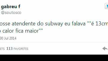 Imagem Homem reclama de tamanho do sanduíche e vira tema mais comentado nas redes