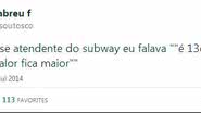 Imagem Homem reclama de tamanho do sanduíche e vira tema mais comentado nas redes