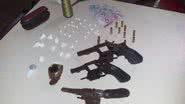 Imagem PM prende homens com três armas suspeitos de homicídio