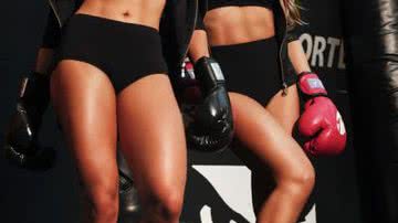 Imagem Ex-panicats fazem ensaio sensual inspirado em lutas de MMA