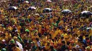 Imagem Antes da bola rolar, torcida brasileira já lota a Arena Castelão