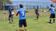 Imagem Parte do elenco do Bahia treina em Salvador visando jogo com São Paulo