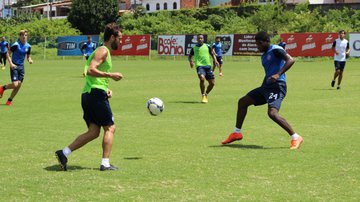 Imagem Com treino recreativo, Bahia conclui preparação para duelo com o Grêmio