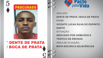 Imagem Baralho do Crime: “Cinco de Ouros” foge de Salvador e é preso no interior