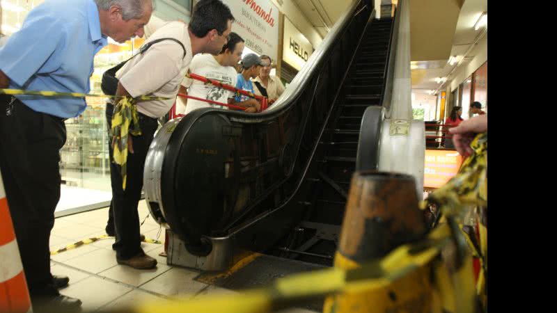 Imagem Prevenção pode diminuir acidentes em escadas rolantes