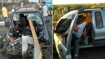 Imagem Motorista sobrevive a acidente impressionante na Bahia
