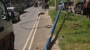 Imagem Motorista perde controle e derruba poste na Bonocô