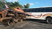 Imagem Vagão de manutenção de trem se choca com ônibus em Camaçari