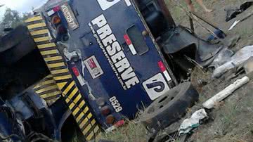 Imagem Ipirá: segurança morre e três ficam feridos em acidente com carro-forte 
