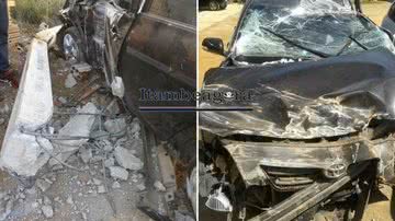 Imagem  Estudante de direito morre após colidir carro contra um poste