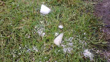 Imagem Chuva de granizo assusta moradores na Bahia