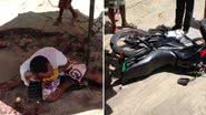 Imagem Homem perde controle da moto, cai em buraco e fica ferido no Cabula