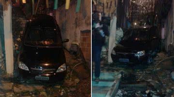 Imagem Motorista perde controle e desce escadaria na Pero Vaz