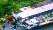 Imagem Um morre e 28 ficam feridos em acidente na BR-324
