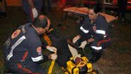 Imagem Carro arrasta moto por quase 10 metros após acidente. Motociclista ficou ferido