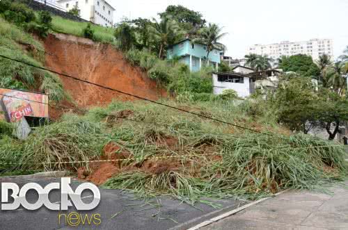 Imagem Uma das vias da avenida Contorno é interditada