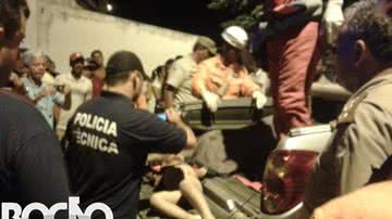 Imagem Lajedinho: após destruição e mortes, governo presta assistência aos moradores