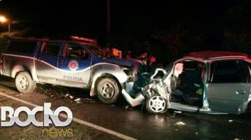 Imagem Uma pessoa morre em acidente envolvendo viatura da polícia na BR-110