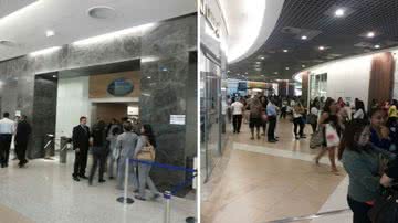 Imagem Alarme de incêndio é acionado e correria é registrada no Mundo Plaza