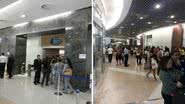 Imagem Alarme de incêndio é acionado e correria é registrada no Mundo Plaza
