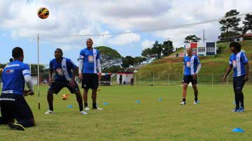 Imagem Bahia encerra preparação para jogo contra Lusa