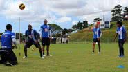 Imagem Bahia encerra preparação para jogo contra Lusa