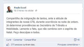 reprodução // Facebook
