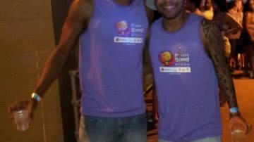 Imagem Jogador Elton Brandão curte camarote Planeta Othon 
