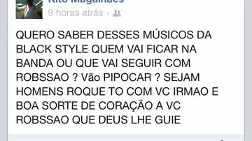 Imagem  Bafafá no Black Style: quem vai com Robyssão?