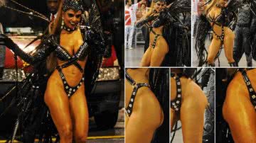 Imagem Padrão Valesca Popozuda: ex-BBB exibe bumbum bizarro em desfile de SP