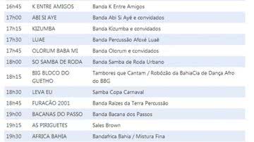 Imagem Confira a programação do Carnaval de Salvador para este domingo