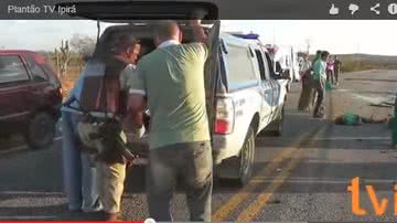 Imagem Vídeo: cenas fortes do acidente que deixou sete pessoas mortas em Ipirá