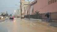 Imagem Vias do Shopping Conquista Sul sofrem com alagamento