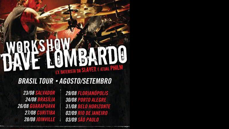 Imagem Dave Lombardo apresenta workshop em Salvador