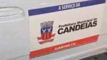 Imagem Mau exemplo: carro da Prefeitura de Candeias estaciona em vaga de idoso