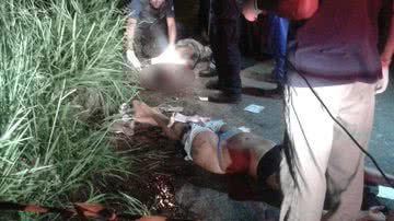 Imagem Casal é executado na Via Regional
