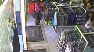 Imagem Vídeo: ladrão 'mão de veludo' furta roupa em Teixeira de Freitas
