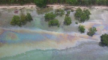 Imagem Inema tenta conter  avanço de óleo na Baia de Todos os Santos