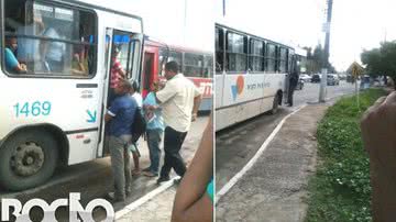 Imagem Na ponga: passageiros insistem, motorista não para e põe vidas em risco
