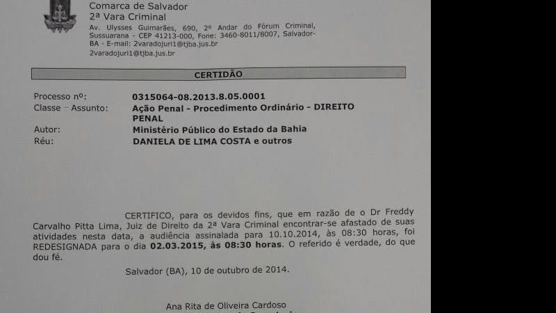 Imagem "O crime foi cometido", atesta promotor sobre Tatiana Paraíso