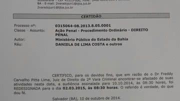 Imagem "O crime foi cometido", atesta promotor sobre Tatiana Paraíso